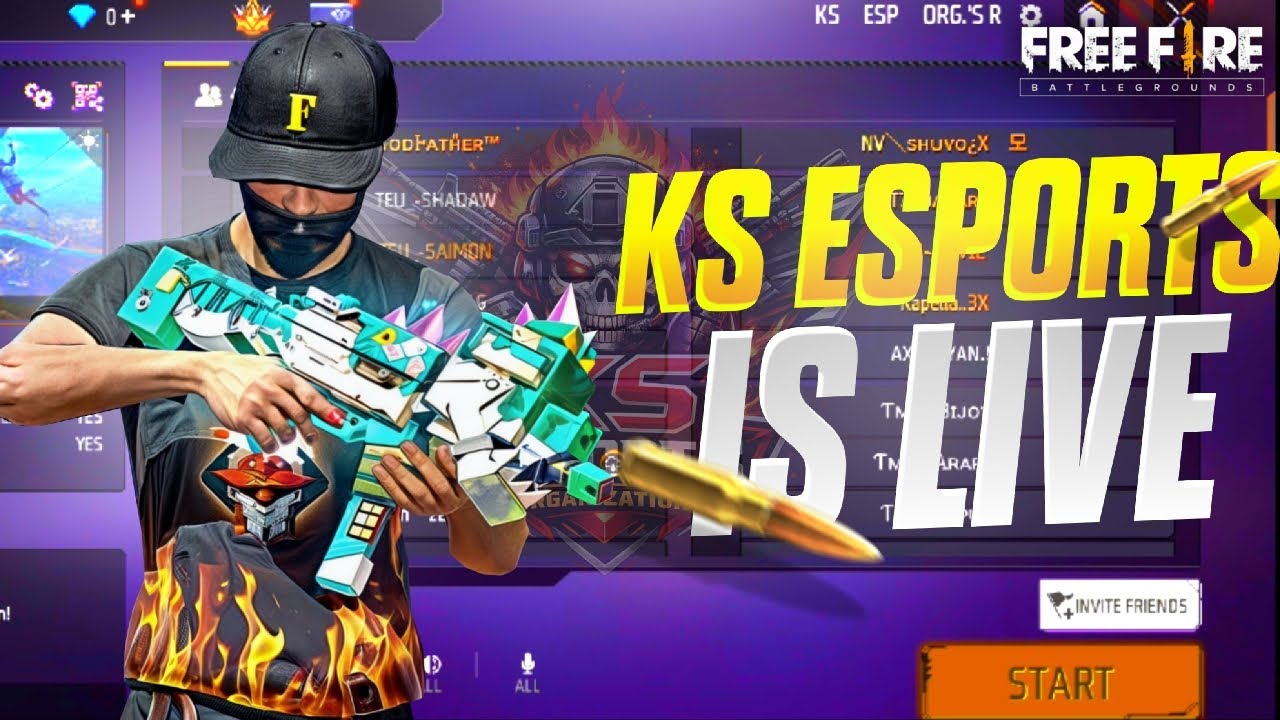 KS ESPORTS | Daily Free Fire Paid Scrim | 8 PM | Live Tournament
