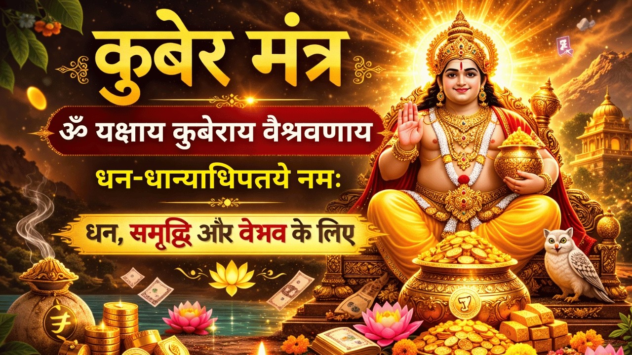 Kubera Mantra for Wealth & Prosperity | धन प्राप्ति मंत्र | चमत्कारी कुबेर मंत्र 108 बार