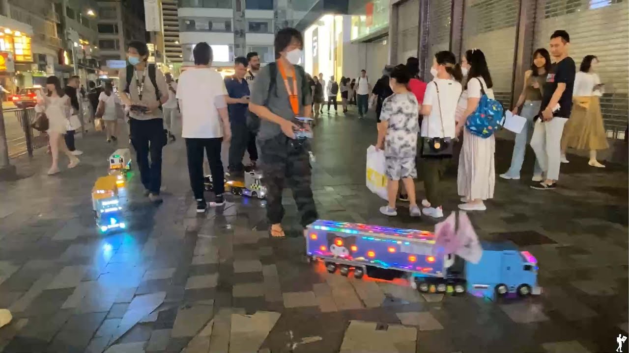 Night Walking Tour Along Nathan Road in Tsim Sha Tsui Hong Kong