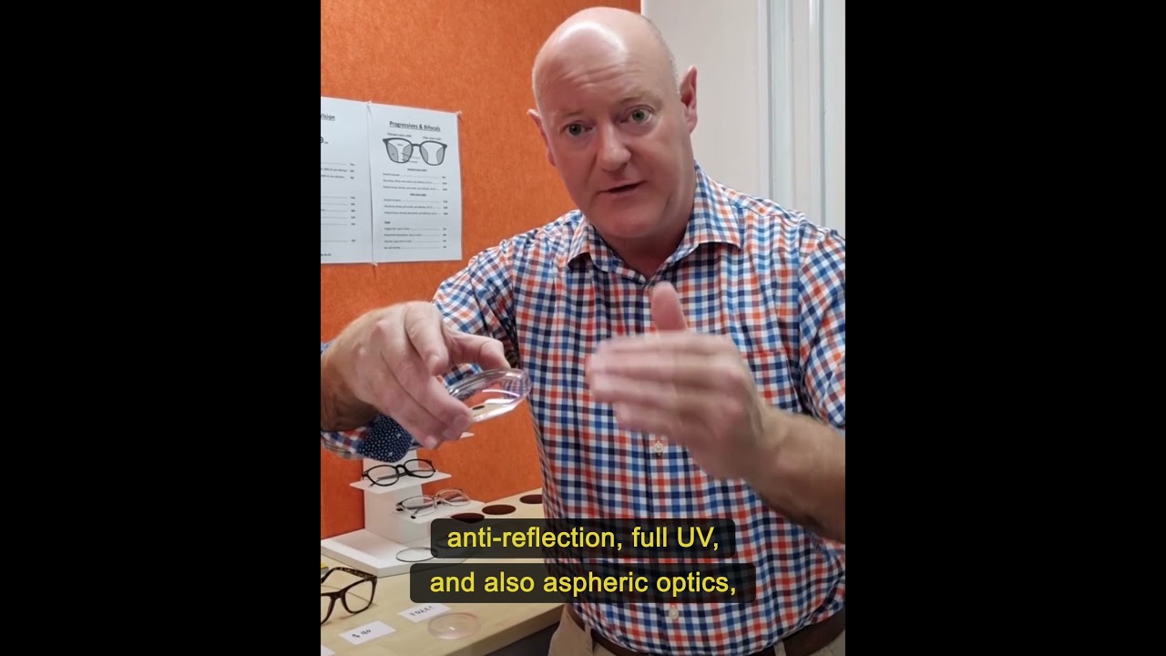 The Optical Shop lenses selection