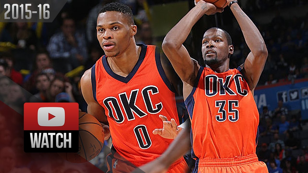 Kevin Durant & Russell Westbrook Full Highlights vs Kings (2015.12.06) - SICK!