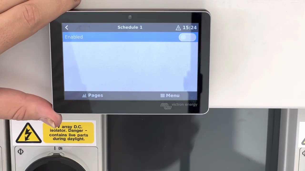 Callidus Victron schedule charging, take advantage of cheap rate, electricity overnight