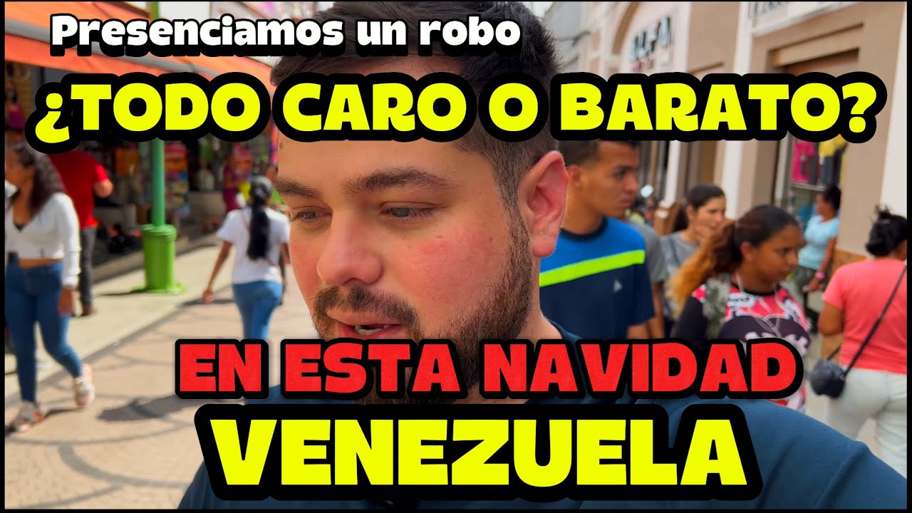 Así están las CALLES de VALENCIA #VENEZUELA en NAVIDAD. HAY VENTAS? @Kevin Correa C #navidad