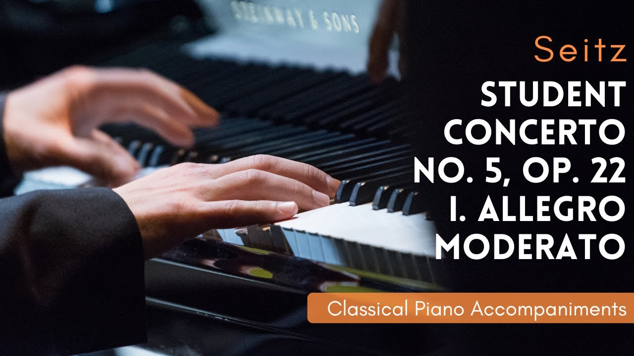 Seitz: Student Concerto No. 5, Op. 22: I. Allegro moderato (Piano accompaniment)