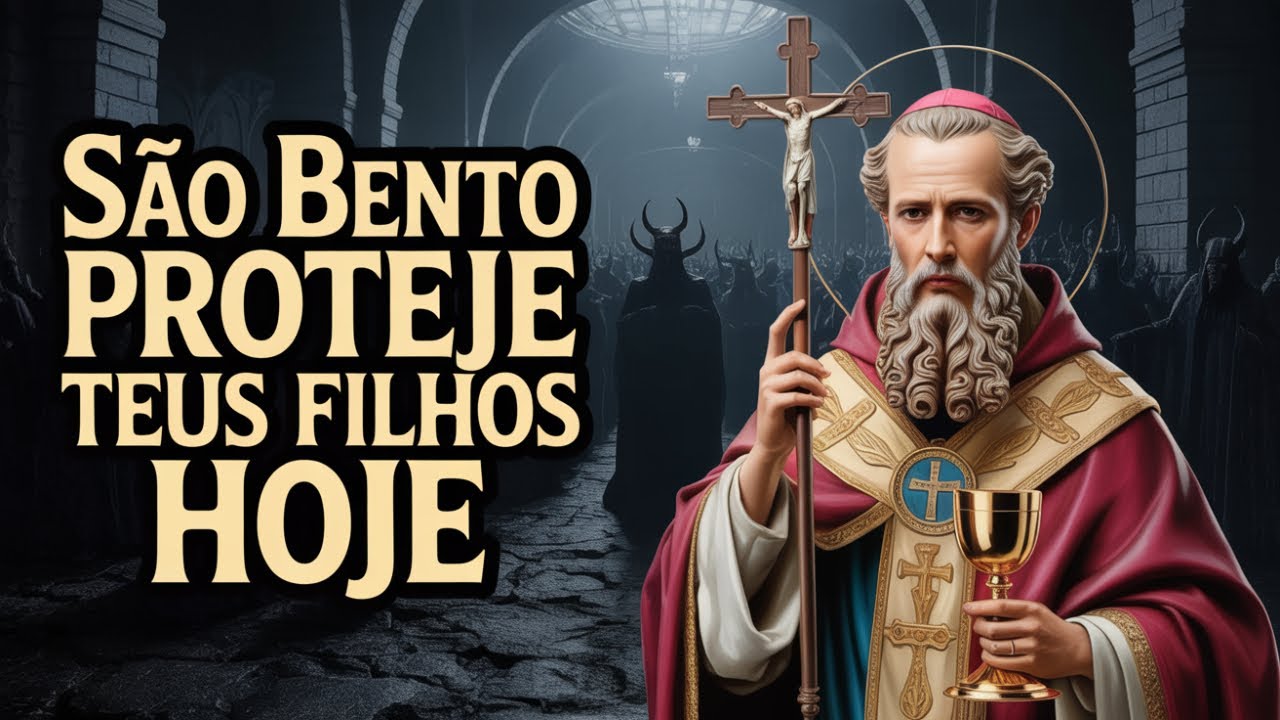 🙏SÃO BENTO para PROTEÇÃO dos FILHOS | Contra Inveja, Acidentes e Más Companhias 🛡️