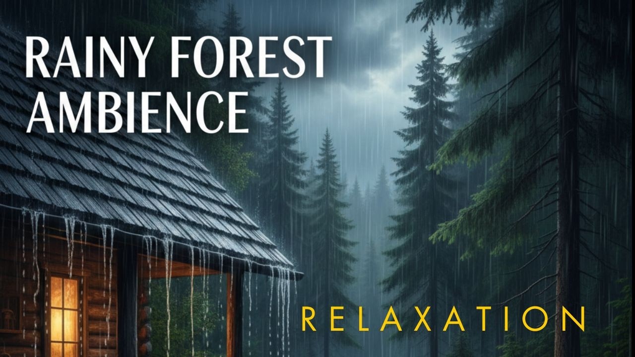 Rainy Forest Ambience #relaxation #rain #asmr #villagelife #nature #army #usa #beautiful