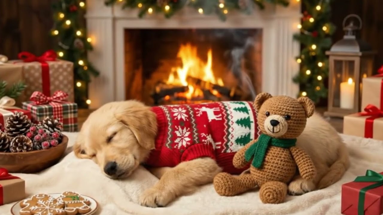 12 HOURS Dog Calming Music 🐶❄️ Anti Separation Anxiety Relief Music Deep Sleep 🎶 No Ads day 6 #dog