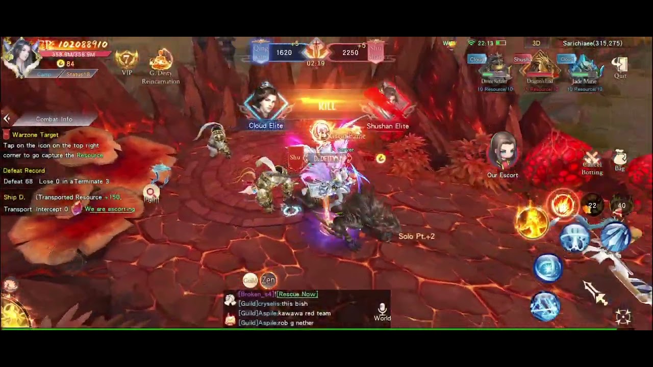 Mirage: Perfect Skyline Sarichiaee Cross Sever Event 70kills Carry! Sea Server