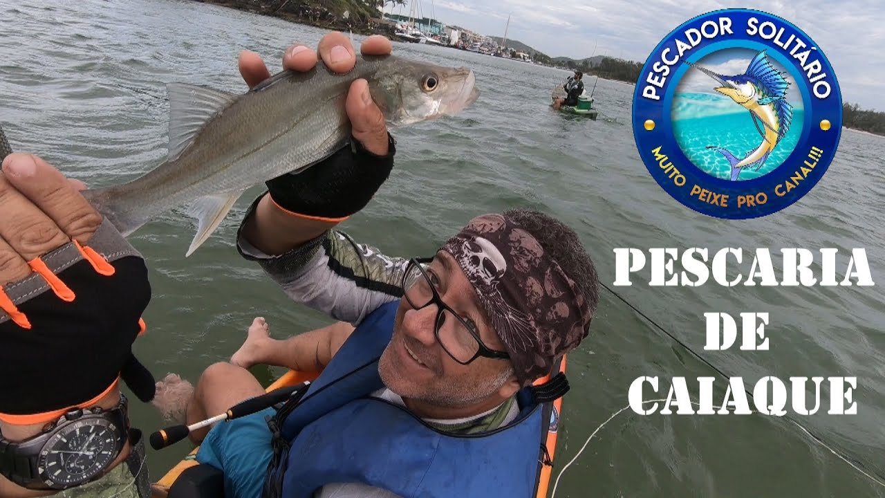 PESCARIA de CAIAQUE! Pescaria de Robalos!