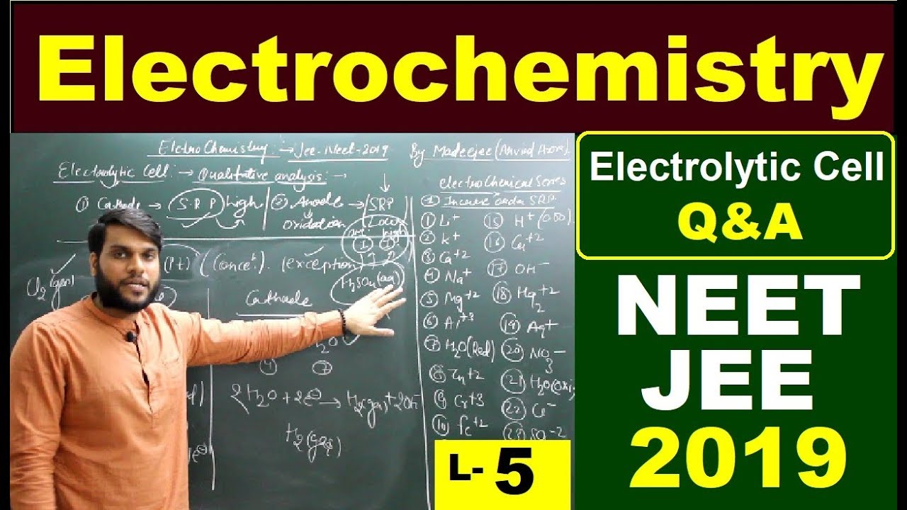 "Electrochemistry" (L-5) | NEET JEE AIIMS 2019 | How to use Electrochemical Series(Q&A) | By A.Arora
