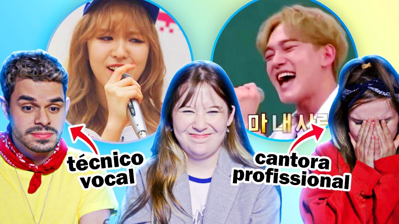 TÉCNICOS VOCAIS reagindo a HIGH NOTES do KPOP 🎵