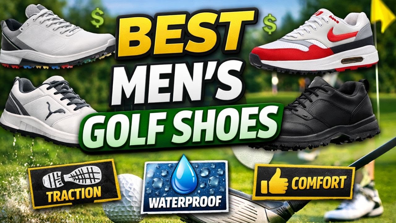 Best Men’s Golf Shoes 2026 | Top Picks for Comfort, Traction & Style