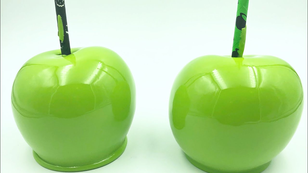 HOW TO MAKE NEON GREEN CANDY APPLES