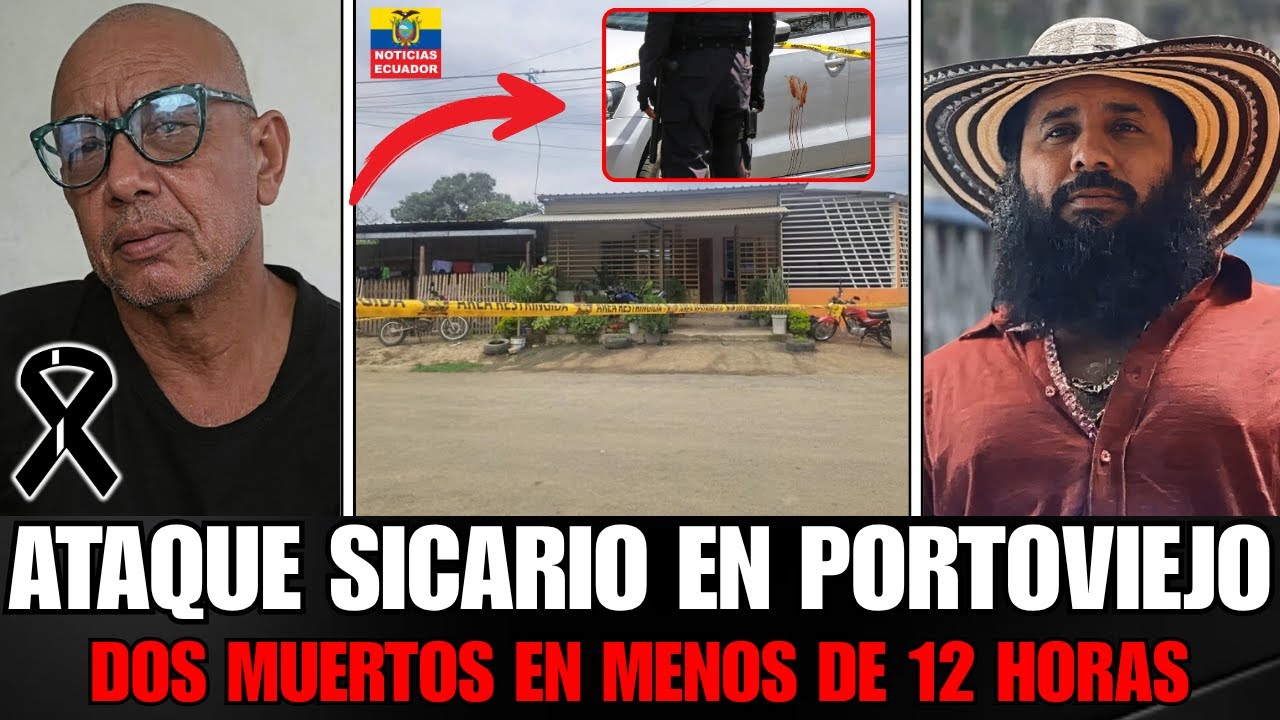 DOBLE SICARIATO en Portoviejo: Asesinan a 2 hombres en menos de 12 horas