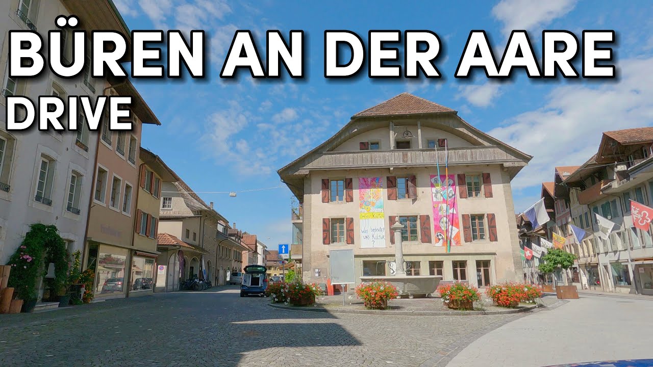Büren an der Aare - Driving Downtown - Switzerland