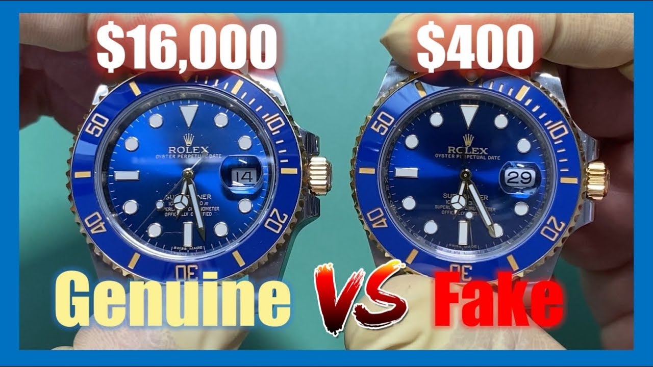 ROLEX Submariner(116613LB) Genuine VS Fake