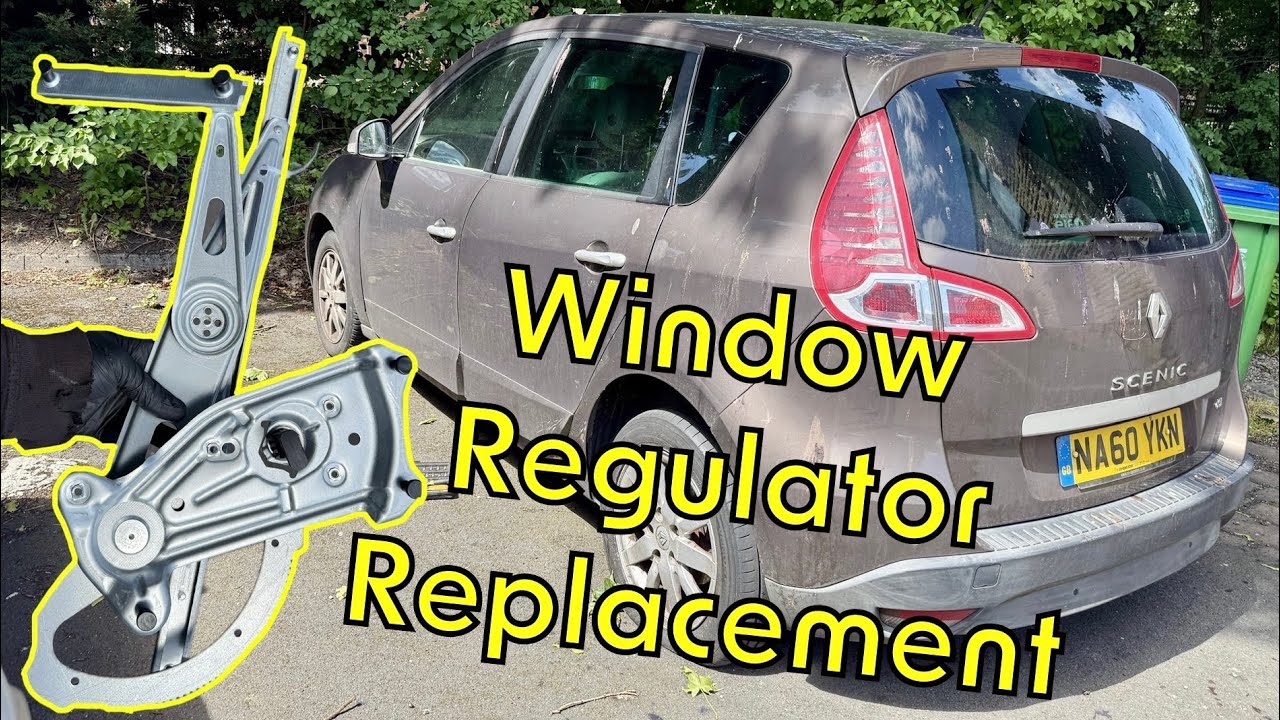 Renault Scenic 3 Window Regulator Replacement / Megane Scenic 3 Electric Window Repair 
