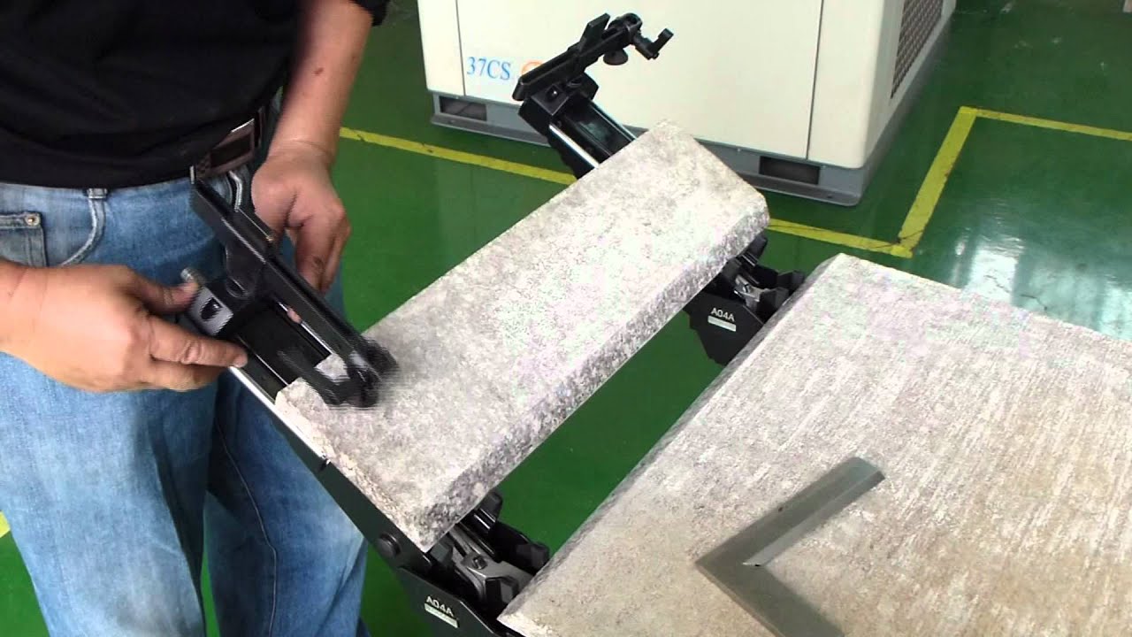 GPW-A04A Mitre Clamp Operation for Stone, Marble, Granite, Quartz