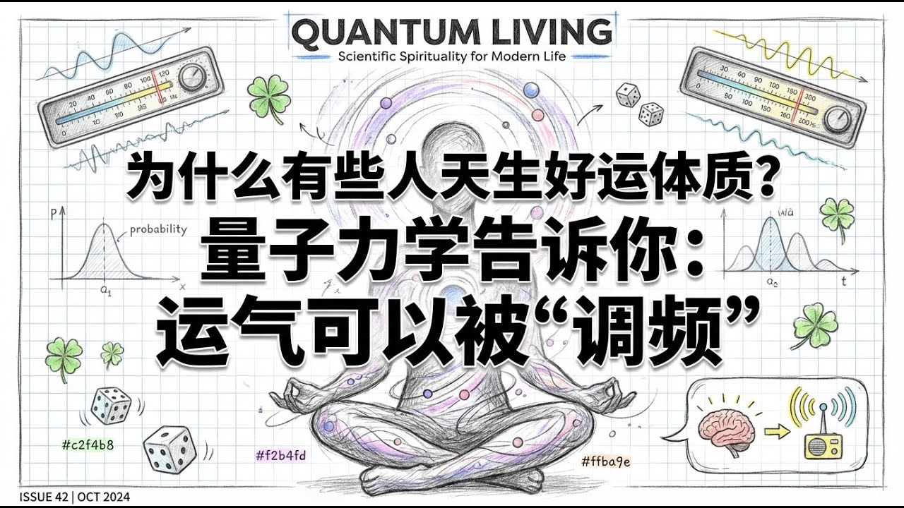 量子力学揭秘好运体质 | 运气是可以手动调频的 | 王利杰底层逻辑