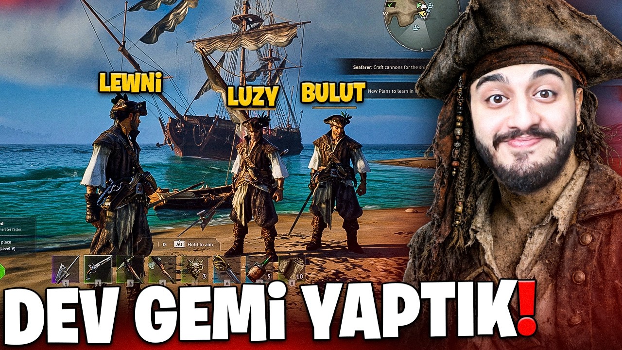 DEV KORSAN GEMİMİZİ YAPTIK! İÇİNİ DÖŞEDİK! | Windrose #2