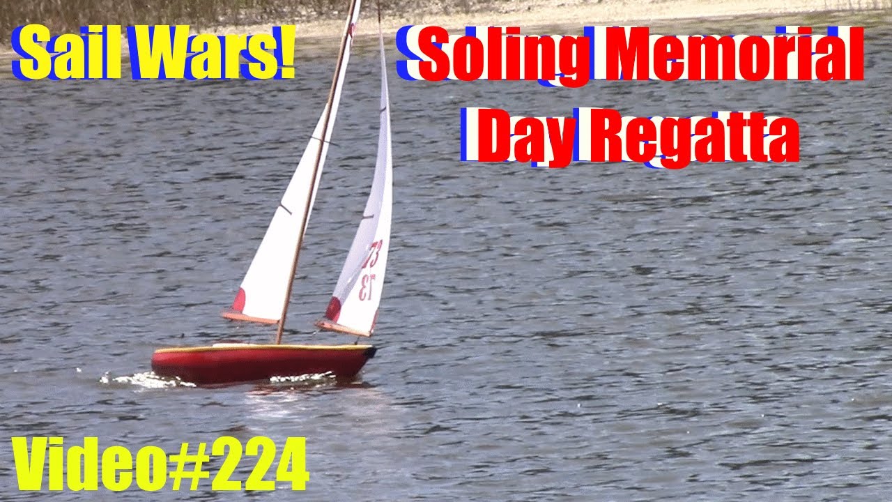 Sail Wars!  Memorial Day Soling Regatta 2023 Race 2B 2023 Video#224
