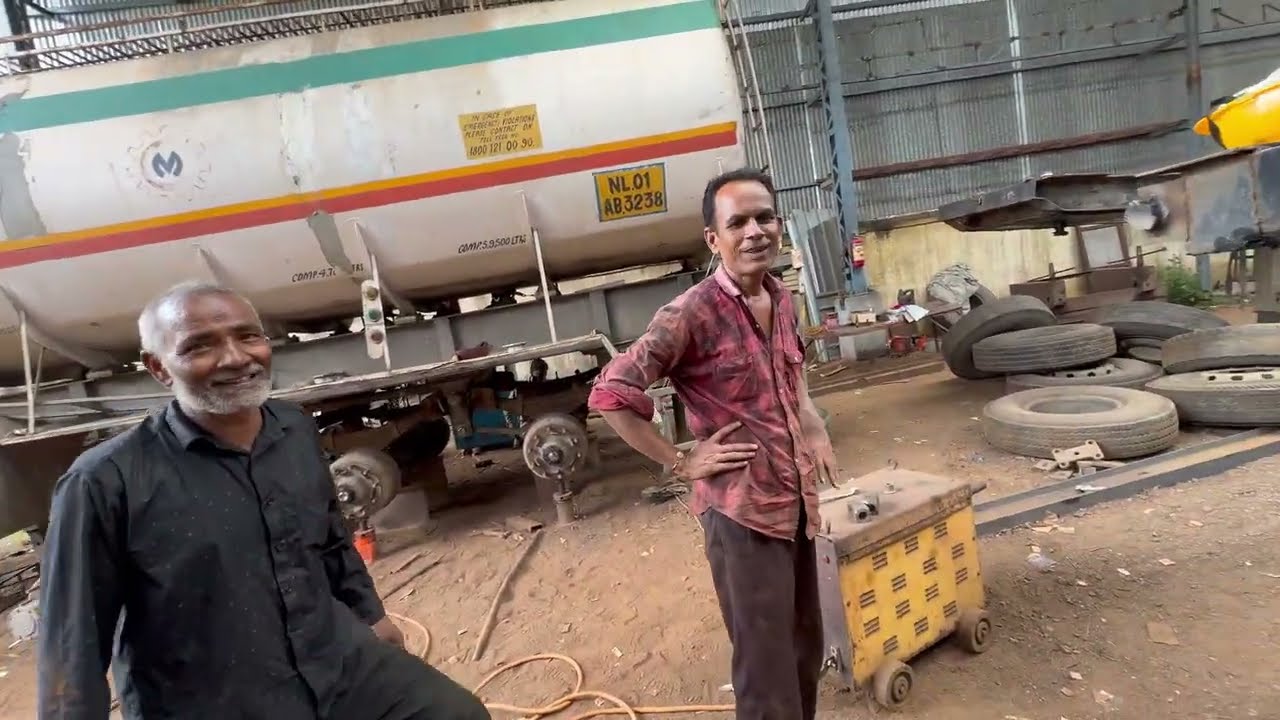 BS6 14 Tyre Truck Ki Front Tyre Dabane Ki Problem Kaise Kare Khatam | Trailer Ke Tyre Ko Ye Kya Hua
