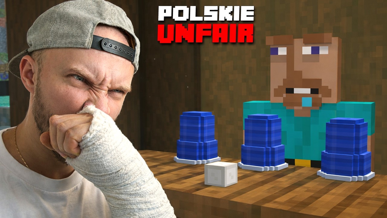 MINECRAFT, ale TO POLSKA MAPA UNFAIR.
