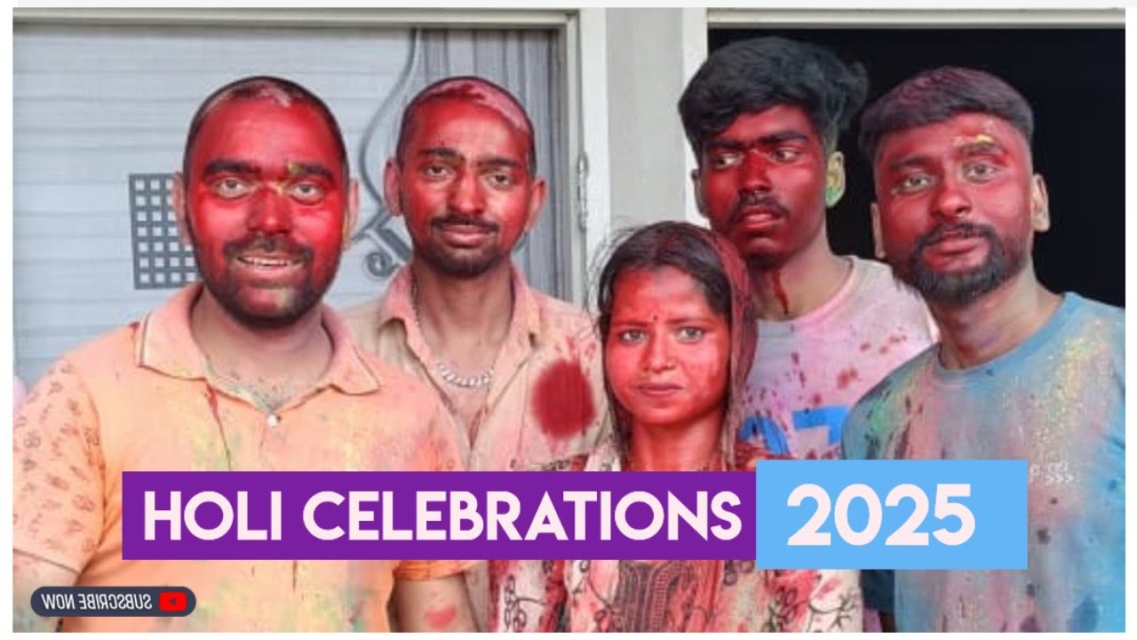 2025 की HOLI CELEBRATIONS | PART-1 | HOLI CELEBRATION FULL VLOG | DHANJI UPADHYAY #holi #holi2025