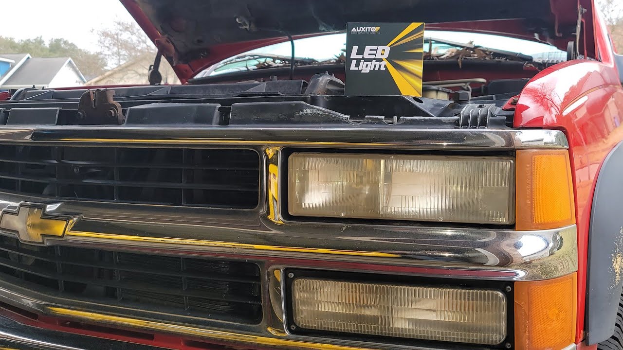 GMT400 Auxito LED Bulb Headlight Replacement Upgrade