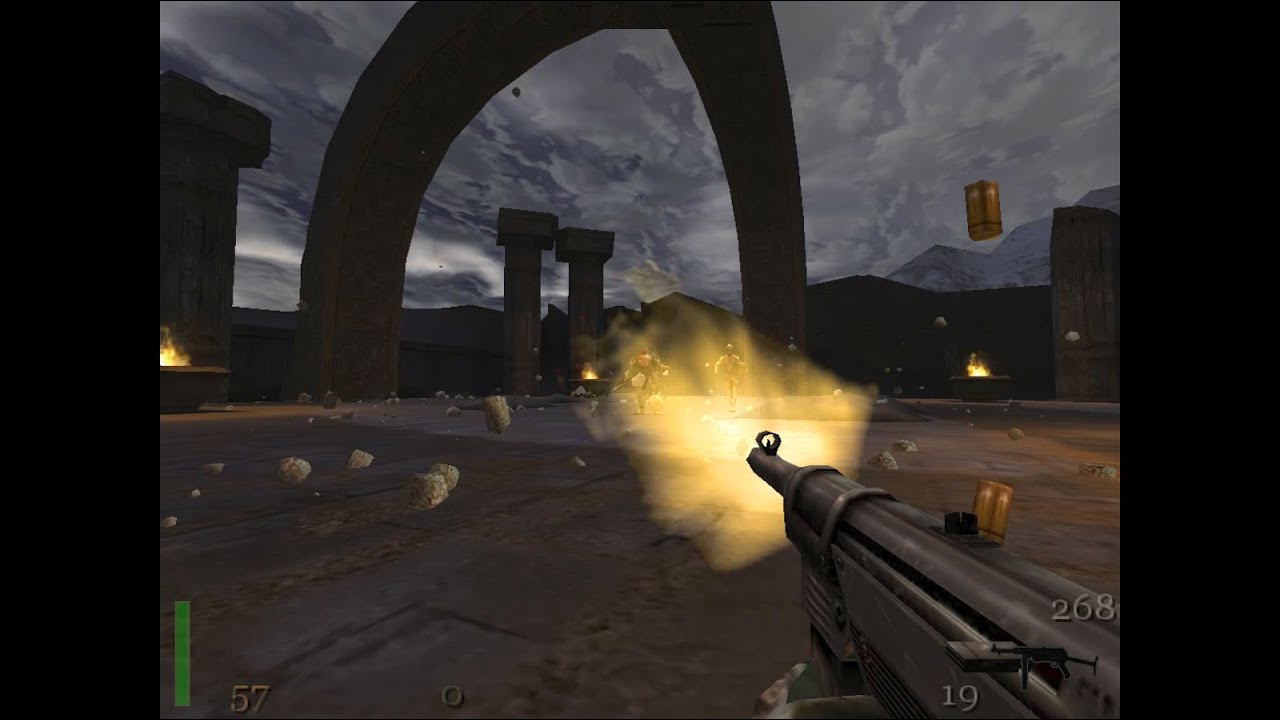 Return to Castle Wolfenstein : Final Boss Killed with MP40, Sten, Thompson and FG 42