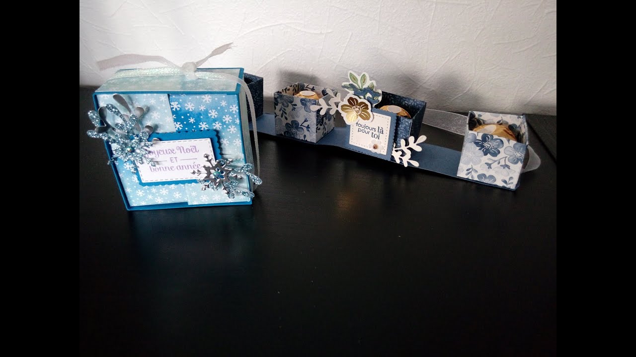 tutoriel boîte Ferrero extensible #stampin'up