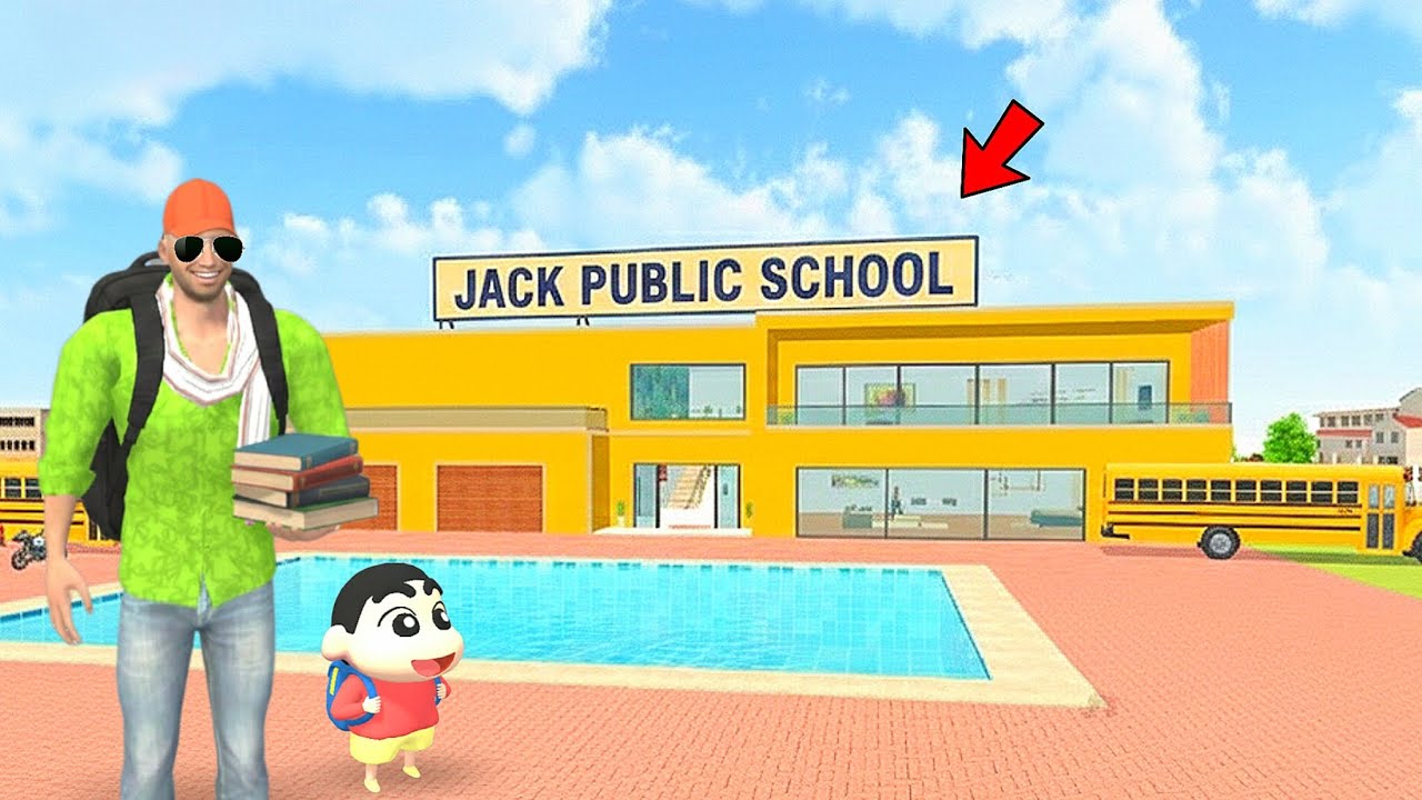 Jack House Upgraded Into School 😱 In Indian Theft Auto | New Update 🤩💥