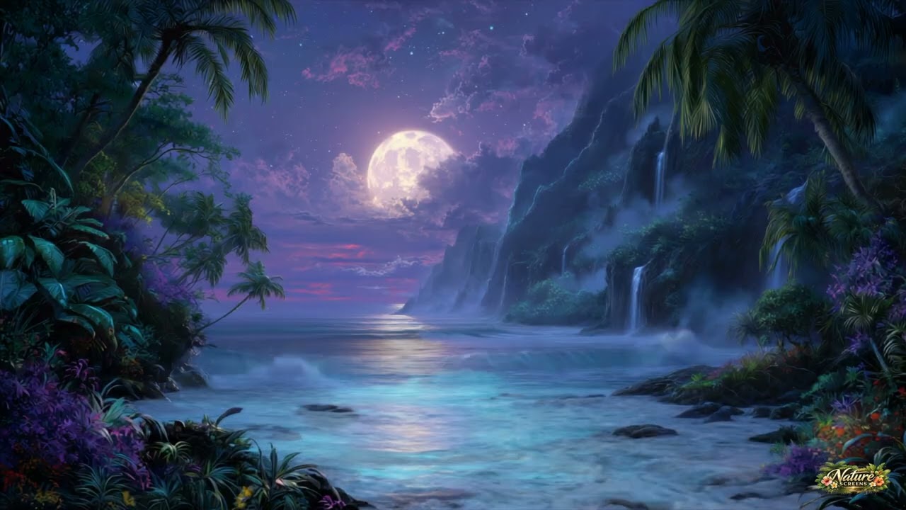 CALMING OCEAN BREEZE & WAVES 🌬️ relaxing seaside ambience for sleep
