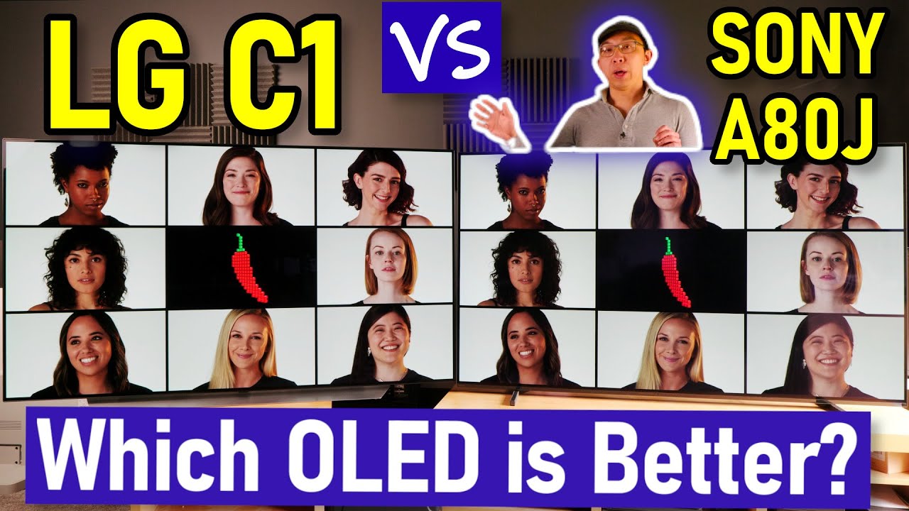 LG C1 vs Sony A80J OLED TV Comparison: Gaming, Motion, Brightness + More!