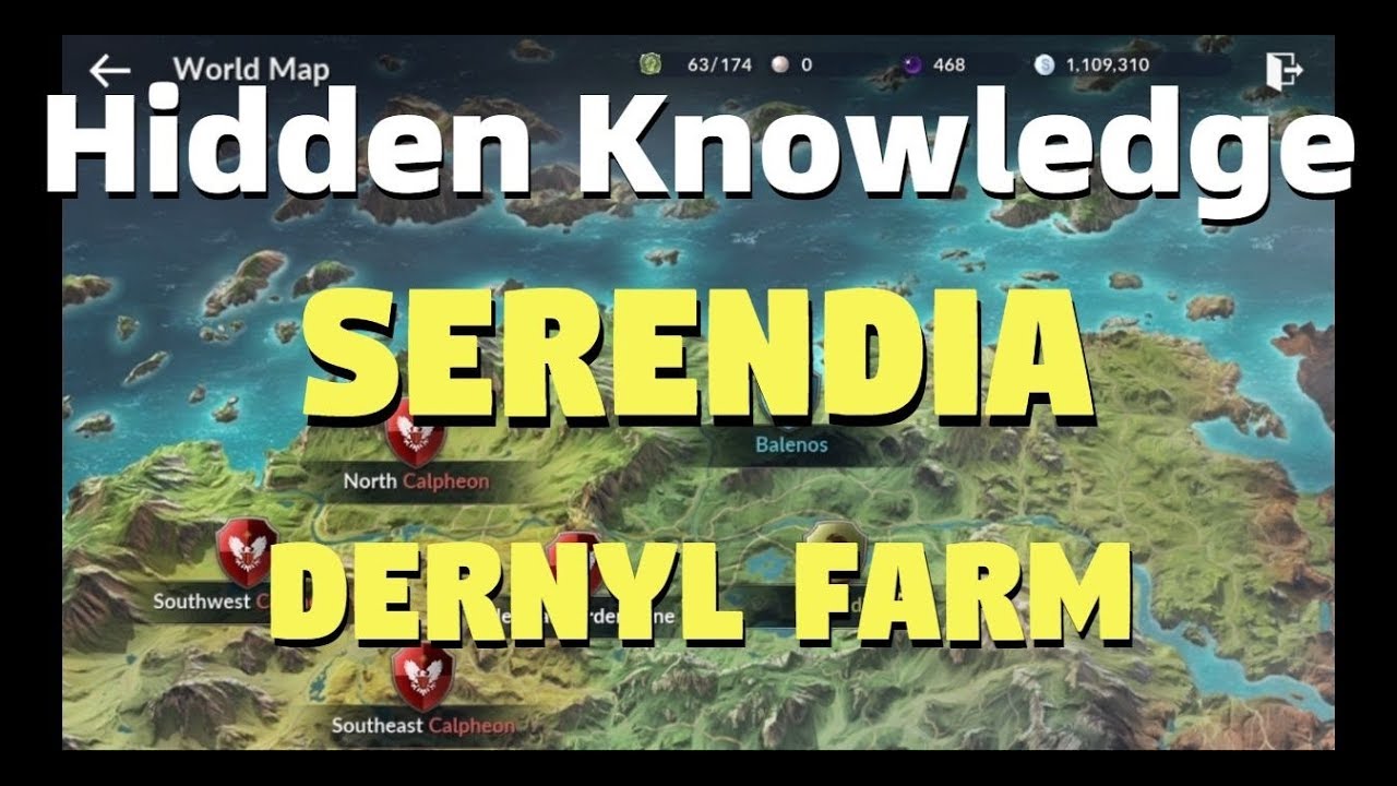 Hidden Knowledge Serendia: Dernyl Farm - Black Desert Mobile