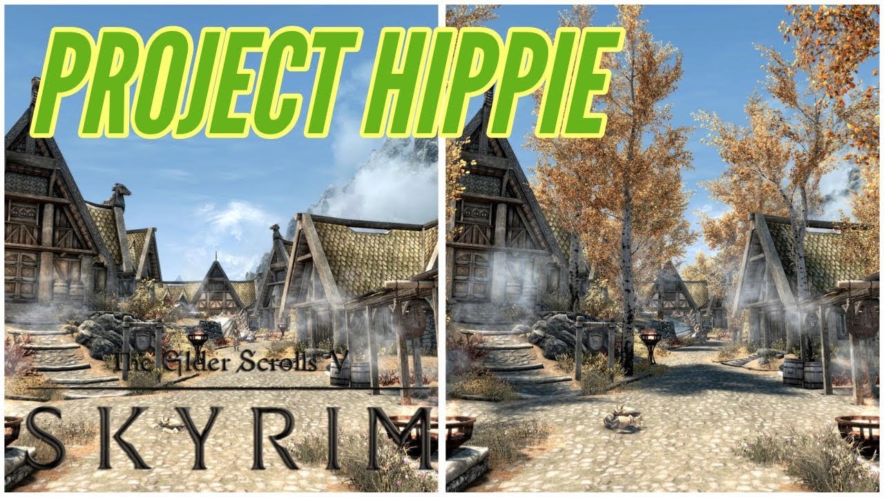 Skyrim PS4 Mods: Project Hippie (2021)