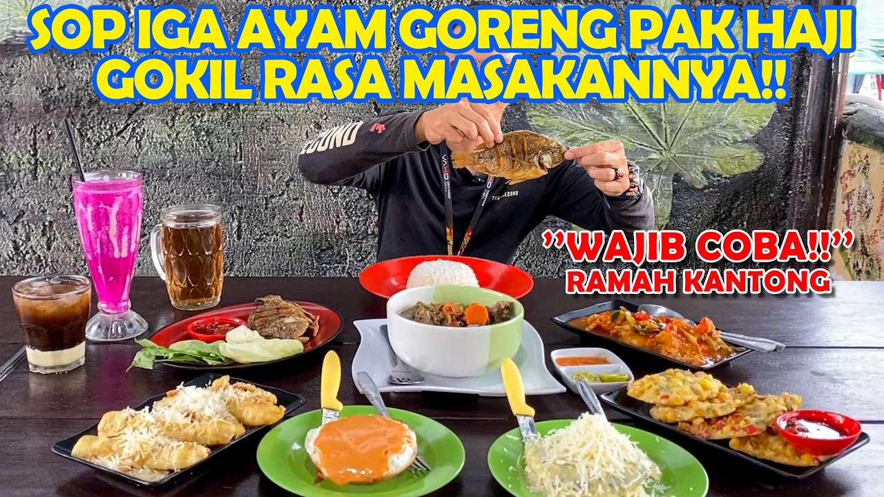 GOKIL‼️ Sop Iga Ayam Goreng Pak Haji Cikereteg