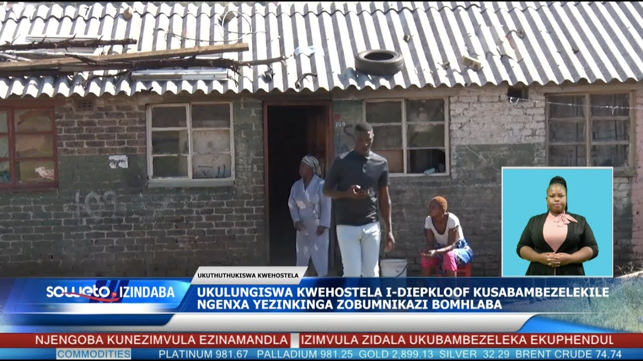 SOWETO TV NEWS | UKULUNGISWA KWEHOSTELA LASE DIEPKLOOF KUSABAMBEZELEKILE NGENXA YEZINKINGA ZOMHLABA