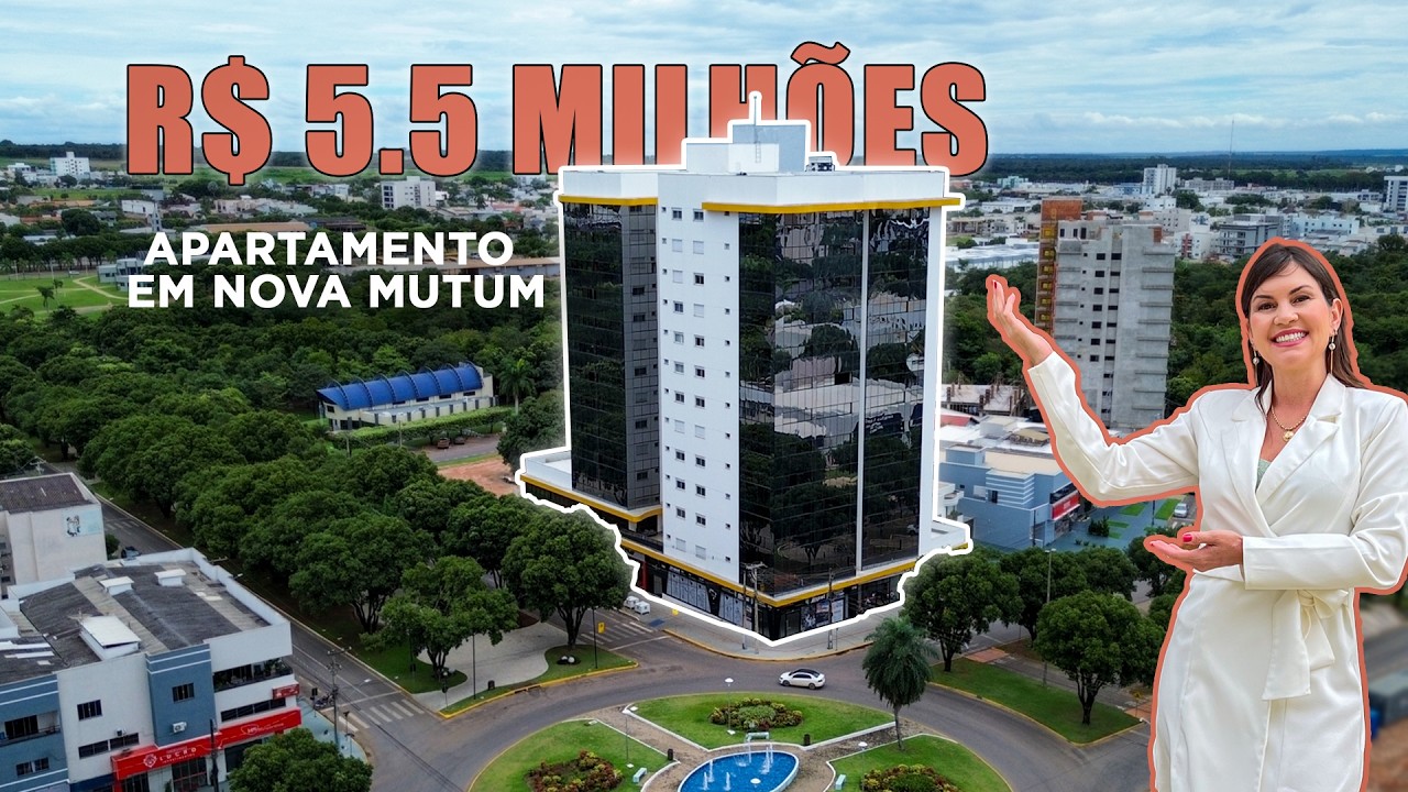 APARTAMENTO MOBILIADO COM 3 SUÍTES À VENDA EM NOVA MUTUM - RESIDENCIAL ALPHAVILLE -  TATI GRIEBLER