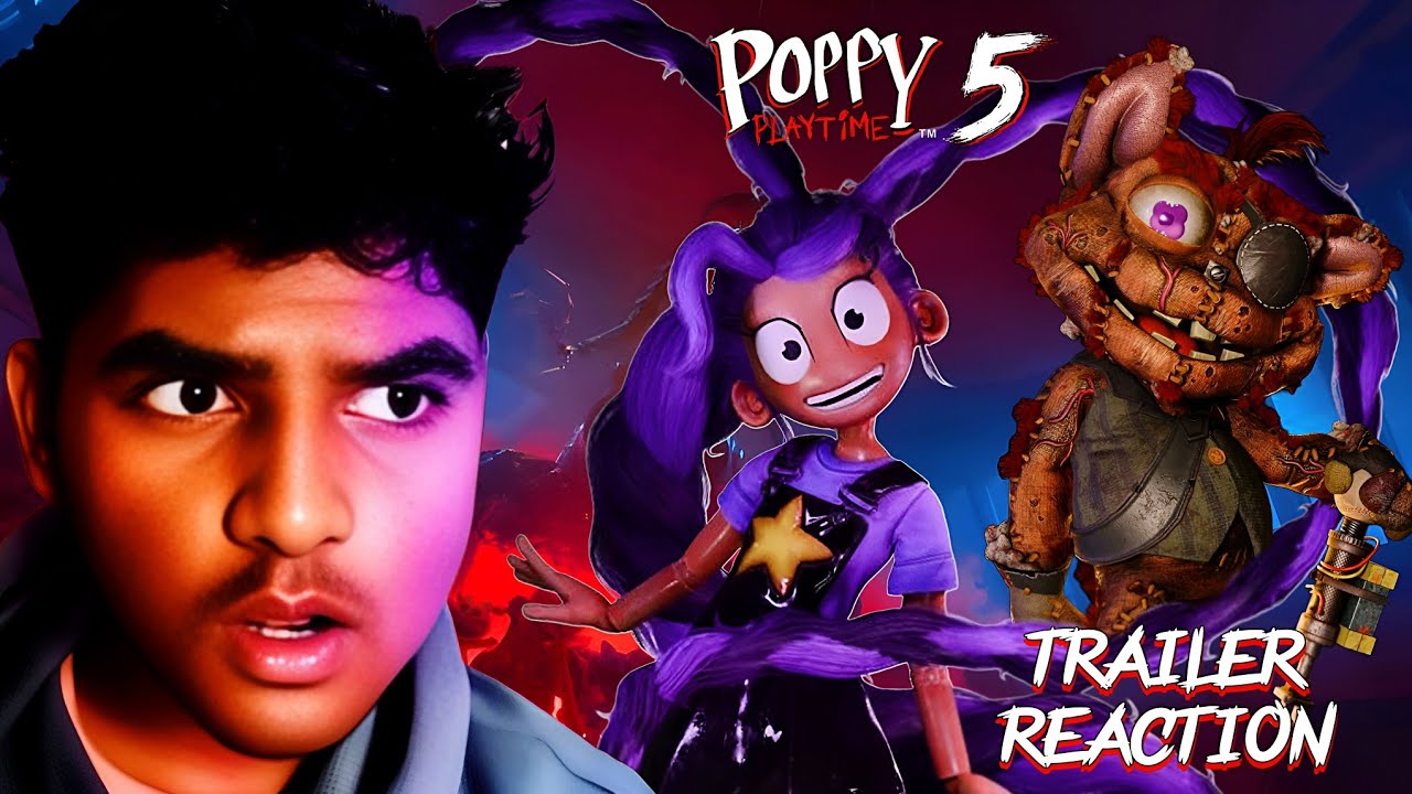 We have a new friend in chapter 5 | poppy Playtime 5 (trailer reaction)