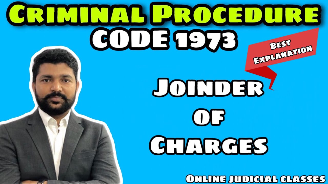Joinder of charges||CRPC||By Vikram Pratap Sir