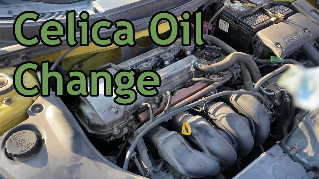 2000-2005 Celica GT Oil Change (Custom Shift Boot Too!)