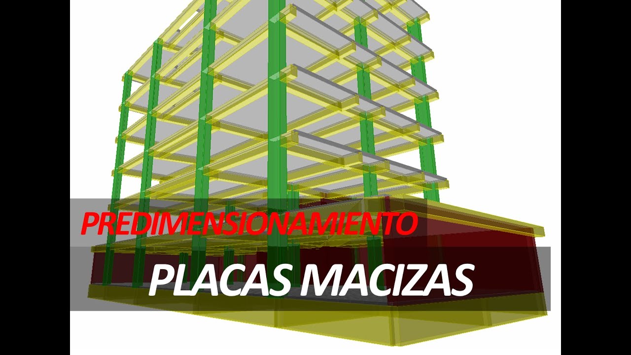 COMO PREDIMENSIONAR PLACAS MACIZAS DE CONCRETO