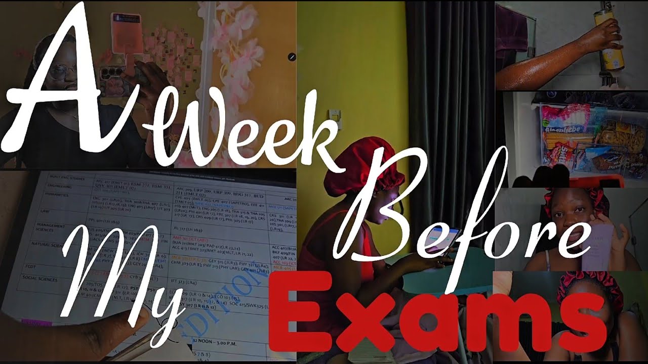A Week Before My Exams | Study Prep,Final Hangouts/Getting My Life Together Before Exams 😭📖