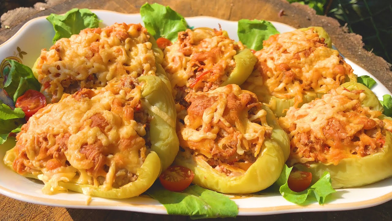ОБАЛДЕННЫЙ Фаршированный перец из духовки. Простое, вкусное блюдо.НЕ КАК У БАБУШКИ| Olesea Slavinski
