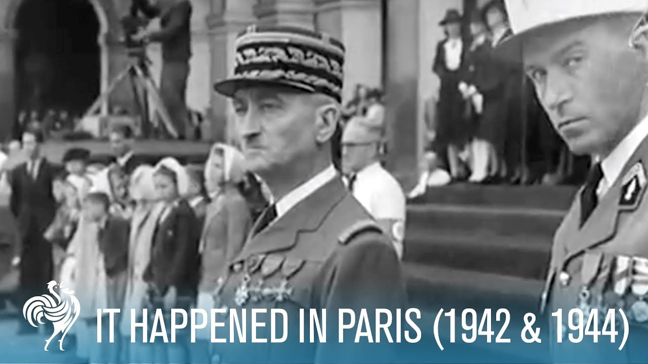 It Happened In Paris: WWII Nazi Occupation (1942 & 1944) | British Pathé