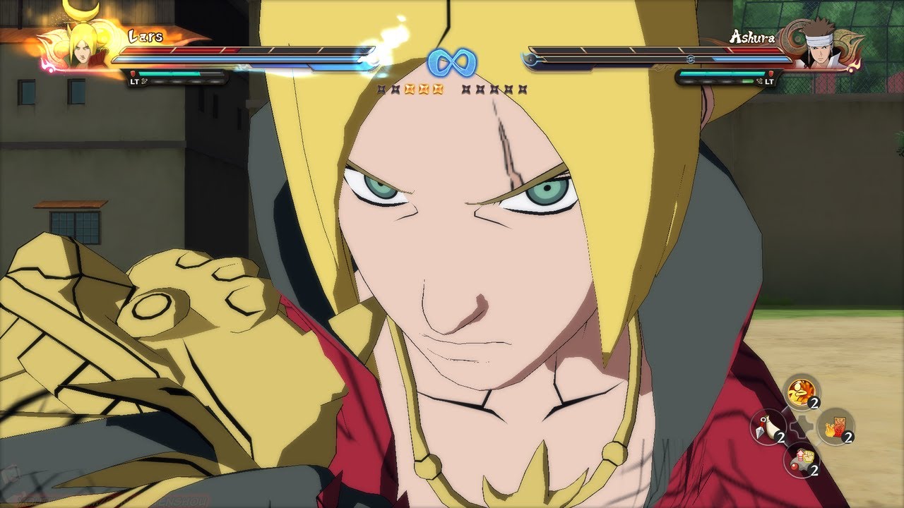 Lars vs Ashura:Naruto Shippuden Ultimate Ninja Storm 4 Evolution