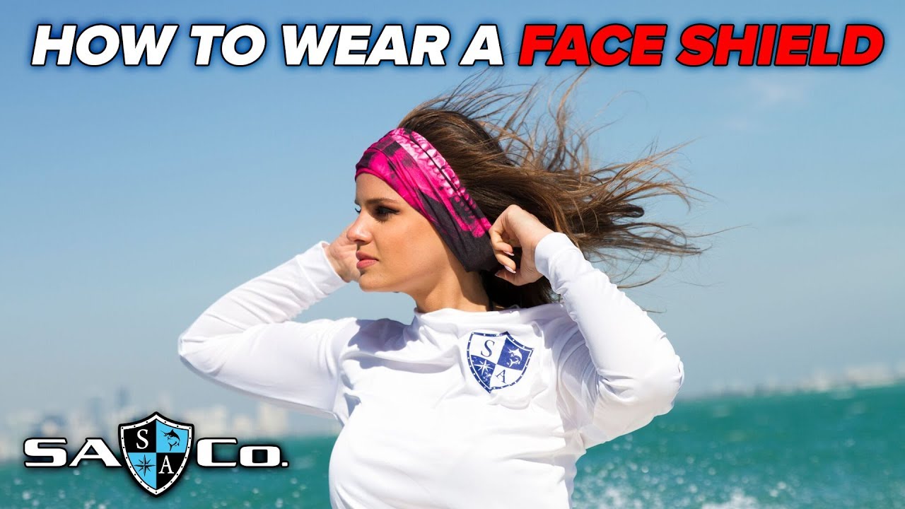 SA Co. | How to wear a Face Shield | SA Fishing TV