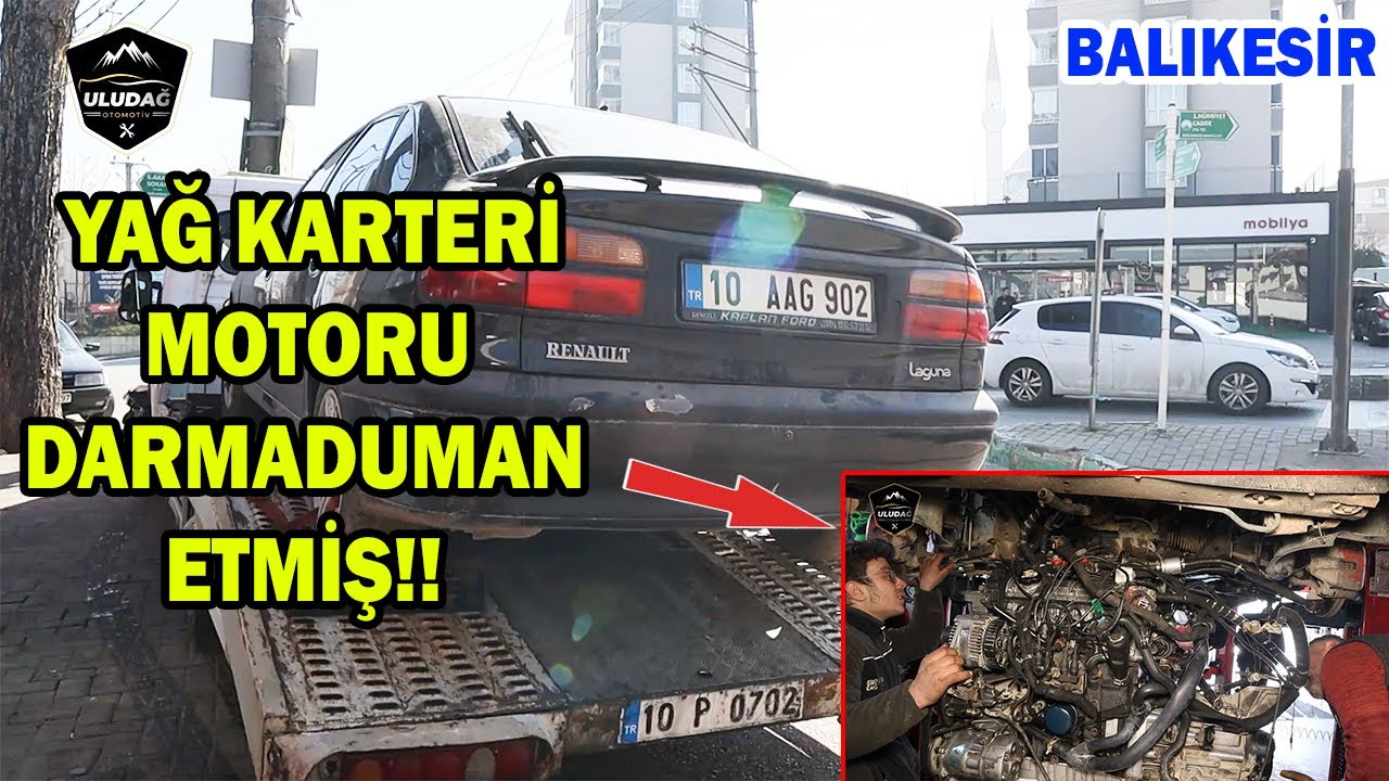 YAĞ KARTERİ YÜZÜNDEN ARABA MOTOR KİLİTLEDİ! (Renault Laguna 2.0 Motor Rektifiye)