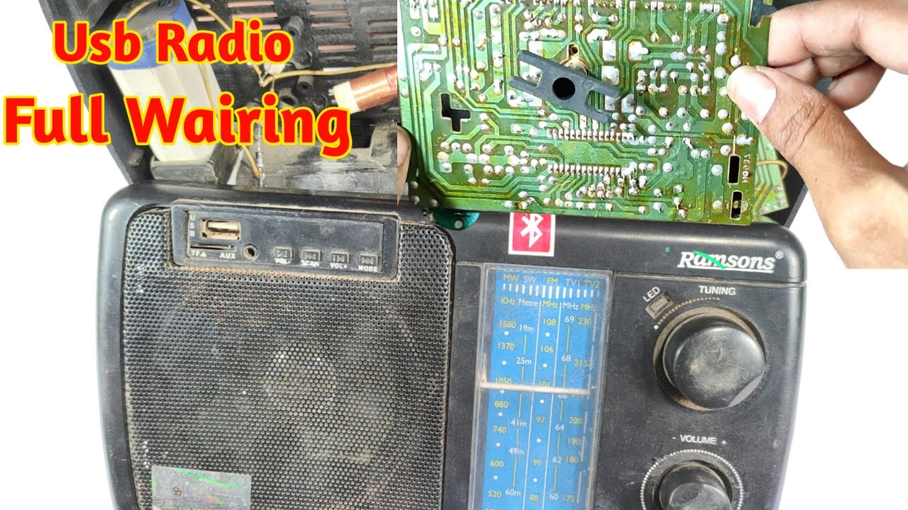 Usb Wala Radio ka Connection !! Bluetooth Radio ka Connection/waiting | BT Radio wairing Hindi